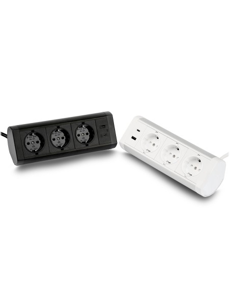 Plugmate disponible en noir et blanc